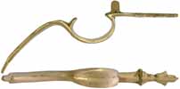 Triggerguard, Kentucky Pistol, sand cast brass